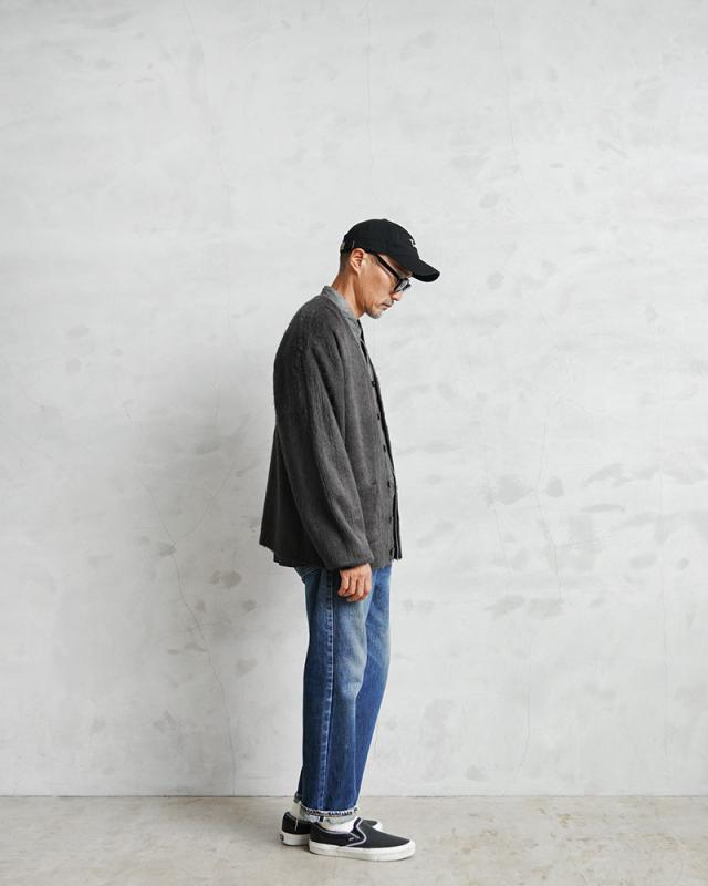 TOWN CRAFT タウンクラフト TC25F01200 ソリッド シャギー カーディガン【Cx】【T】｜メンズ レディース アウター ユニセックス 男女兼用 大きいサイズ 長袖 セーター 羽織り ブランド おしゃれ 冬 春 ギフト_3