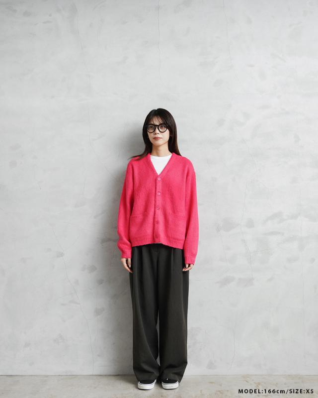 TOWN CRAFT タウンクラフト TC25F01200 ソリッド シャギー カーディガン【Cx】【T】｜メンズ レディース アウター ユニセックス 男女兼用 大きいサイズ 長袖 セーター 羽織り ブランド おしゃれ 冬 春 ギフト_5