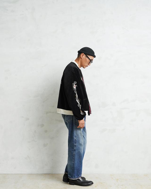 WAIPER×TOWN CRAFT TL25F002WP 50's SOUVENIR GREENLAND JACKET VELOUR