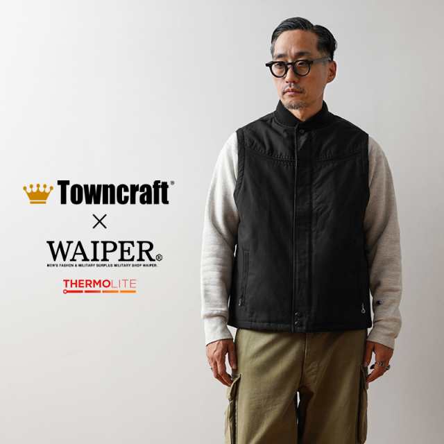 WAIPER×TOWN CRAFT TC24F003WP 60’s ダービースタイル ベスト【Cx】【T】