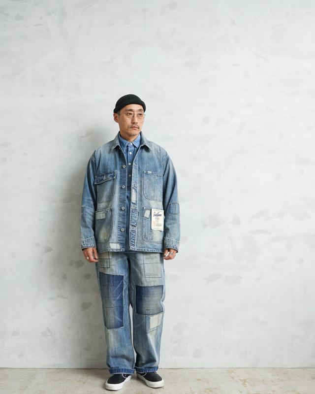 UNIVERSAL OVERALL ユニバーサルオーバーオール HT2433400-C HERITAGE LINE 12.75oz CONE DENIM カバーオール REMAKE【Cx】【T】_1