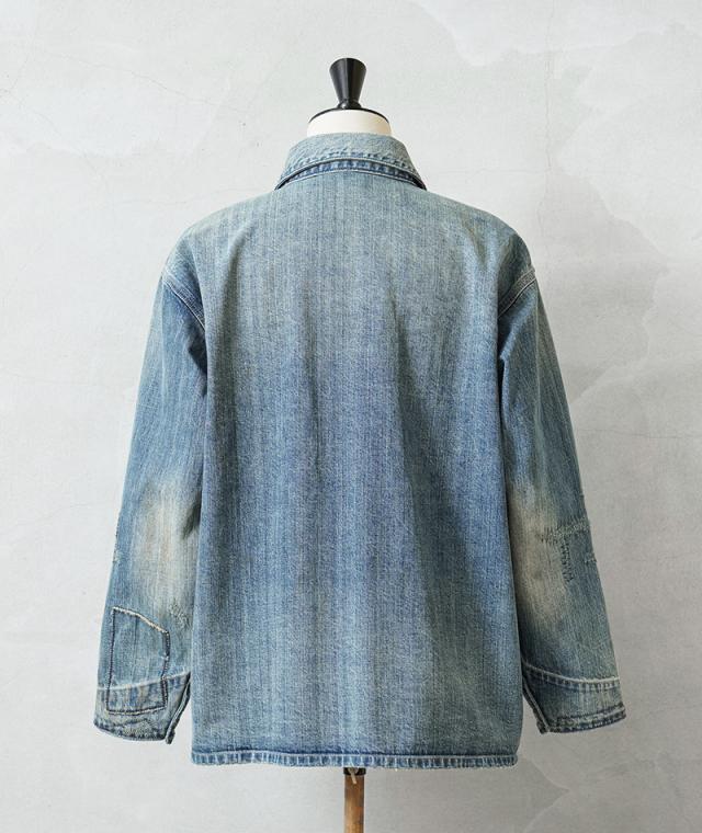 UNIVERSAL OVERALL ユニバーサルオーバーオール HT2433400-C HERITAGE LINE 12.75oz CONE DENIM カバーオール REMAKE【Cx】【T】_4