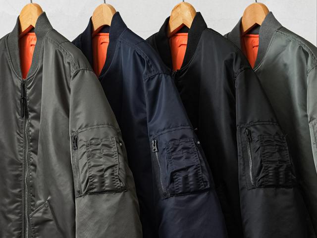 Valley Apparel バレイアパレル VA1001 MA-1 フライトナイロン