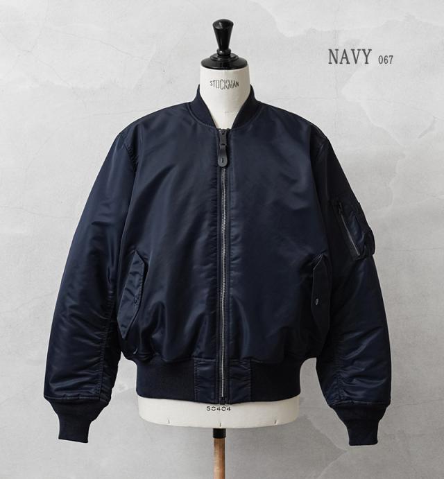 Valley Apparel フライトジャケット　MA-1 ネイビー Valley Apparel バレイアパレル VA1001 MA-1 フライトナイロン