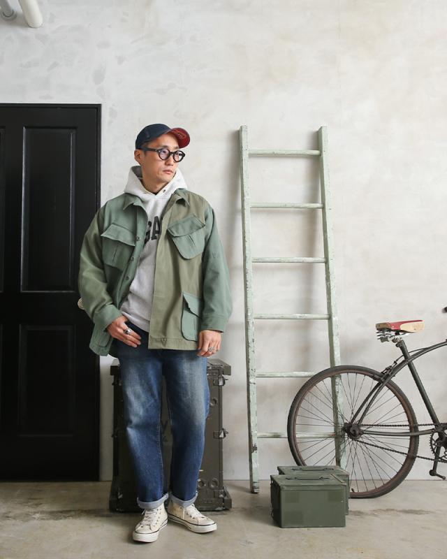 WAIPER.inc 実物 米軍 コットンサテン リメイク ジャングル