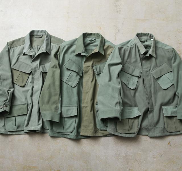 WAIPER.inc 実物 米軍 コットンサテン リメイク ジャングル