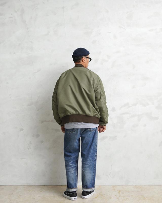 waiper inc 米軍L-2フライトジャケット WP19 OD サイズ40 WAIPER.incワイパー再現品米軍L-2フライトジャケットMIL-J-5391モデル