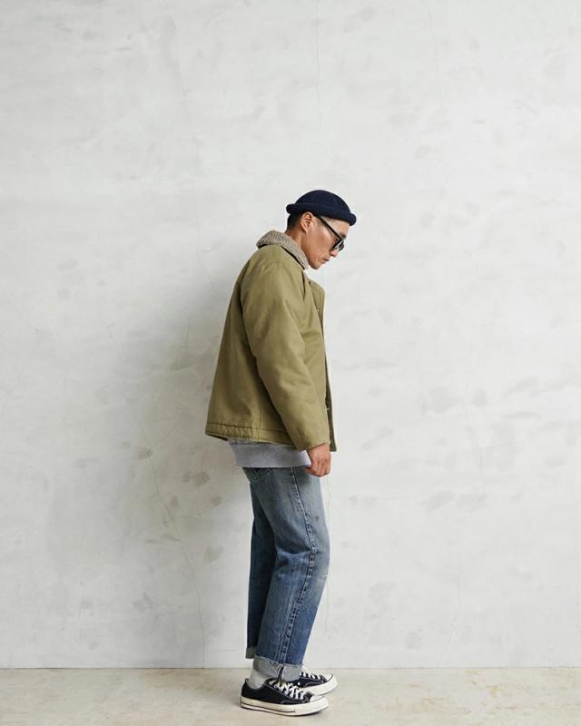 WAIPER.inc ワイパーインク 米海軍 U.S.NAVY N-1 デッキジャケット SOLID＆U.S.Nステンシル【WP01】【WP02】【Cx】【T】｜ミリタリー メンズ アウター カジュアル アメカジ ブランド おしゃれ 大きいサイズ