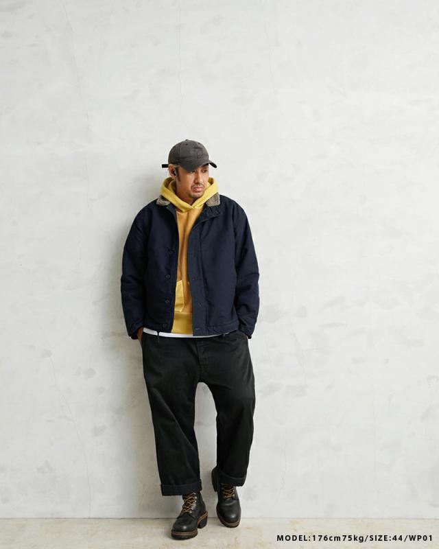 WAIPER.inc ワイパーインク 米海軍 U.S.NAVY N-1 デッキジャケット SOLID＆U.S.Nステンシル【WP01】【WP02】【Cx】【T】｜ミリタリー メンズ アウター カジュアル アメカジ ブランド おしゃれ 大きいサイズ