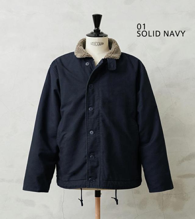WAIPER.inc ワイパーインク 米海軍 U.S.NAVY N-1 デッキジャケット SOLID＆U.S.Nステンシル【WP01】【WP02】【Cx】【T】｜ミリタリー メンズ アウター カジュアル アメカジ ブランド おしゃれ 大きいサイズ