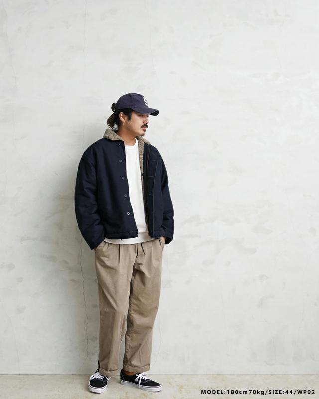 WAIPER.inc ワイパーインク 米海軍 U.S.NAVY N-1 デッキジャケット SOLID＆U.S.Nステンシル【WP01】【WP02】【Cx】【T】｜ミリタリー メンズ アウター カジュアル アメカジ ブランド おしゃれ 大きいサイズ