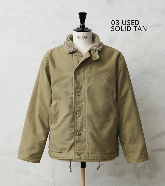 WAIPER.inc ワイパーインク 米海軍 U.S.NAVY N-1 デッキジャケット USED加工 SOLID＆U.S.Nステンシル【WP03】【WP04】【Cx】【T】｜ミリタリー メンズ アウター カジュアル ブランド おしゃれ 大きいサイズ