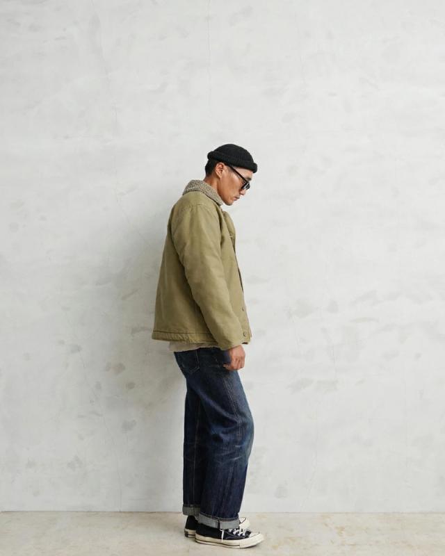 WAIPER.inc ワイパーインク 米海軍 U.S.NAVY N-1 デッキジャケット USED加工 SOLID＆U.S.Nステンシル【WP03】【WP04】【Cx】【T】｜ミリタリー メンズ アウター カジュアル ブランド おしゃれ 大きいサイズ