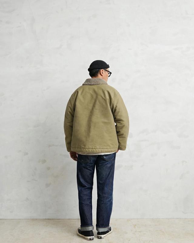 WAIPER.inc ワイパーインク 米海軍 U.S.NAVY N-1 デッキジャケット USED加工 SOLID＆U.S.Nステンシル【WP03】【WP04】【Cx】【T】｜ミリタリー メンズ アウター カジュアル ブランド おしゃれ 大きいサイズ