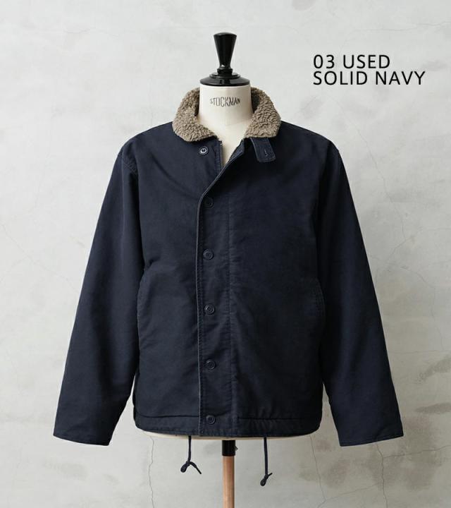 WAIPER.inc ワイパーインク 米海軍 U.S.NAVY N-1 デッキジャケット USED加工 SOLID＆U.S.Nステンシル【WP03】【WP04】【Cx】【T】｜ミリタリー メンズ アウター カジュアル ブランド おしゃれ 大きいサイズ