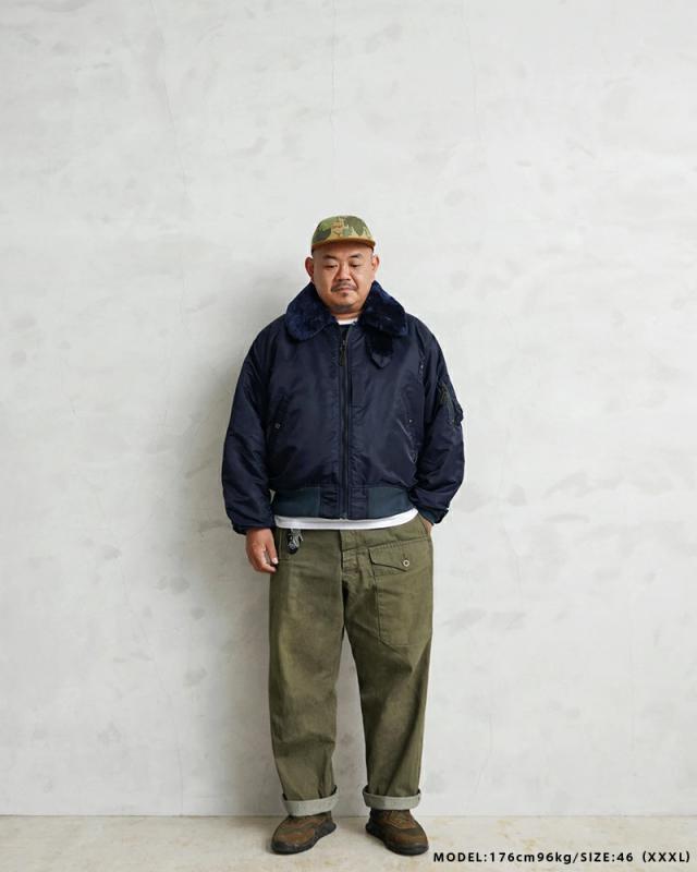 WAIPER.inc ワイパーインク 米軍 U.S.AIR FORCE B-15C フライトジャケット【WP14】【T】【Cx】｜メンズ アウター 大きいサイズ ミリタリー ma-1 エムエーワン ナイロンジャケット 防風 防寒 ネイビー ブランド おしゃれ