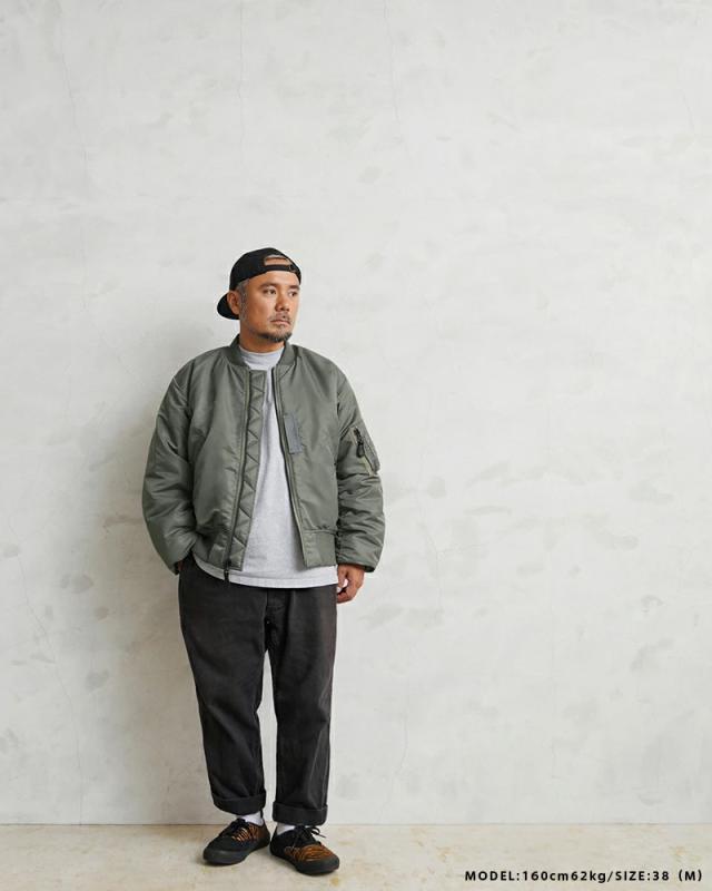 WAIPER.inc ワイパーインク 米軍 U.S.AIR FORCE B-15D MOD フライトジャケット TEST SAMPLEモデル【WP36】【T】【Cx】｜メンズ アウター 大きいサイズ ミリタリー ma-1ライク ナイロンジャケット ブランド おしゃれ