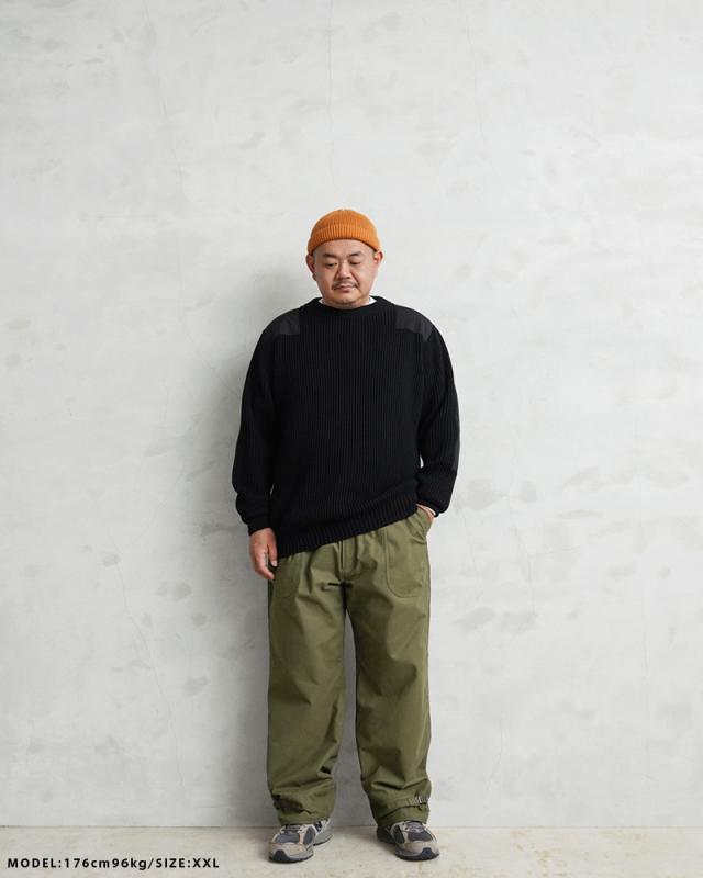 WAIPER.inc 米軍 U.S.NAVY コールドウェザー A-2 デッキパンツ【WP124】【T】【Cx】｜メンズ ボトムス 大きサイズ ワイドパンツ 防風 防寒 保温 軍パン ミリタリー カーキ バイク ブランド おしゃれ