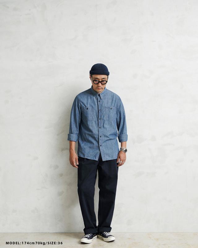 WAIPER.inc フランス軍M52 ツータックチノトラウザー【WP69】 N WAIPER.inc ワイパーインク フランス軍 1950〜60年代 M-52