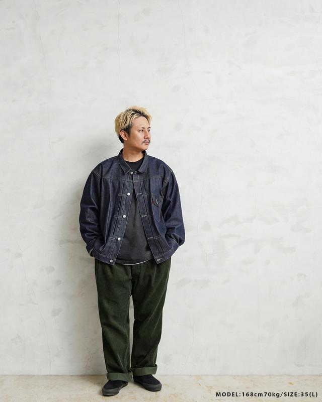 フランス軍1950～60年代M-52ツータックコーデュロイトラウザー ストレート WAIPER.inc ワイパーインク フランス軍 1950〜60年代 M-52