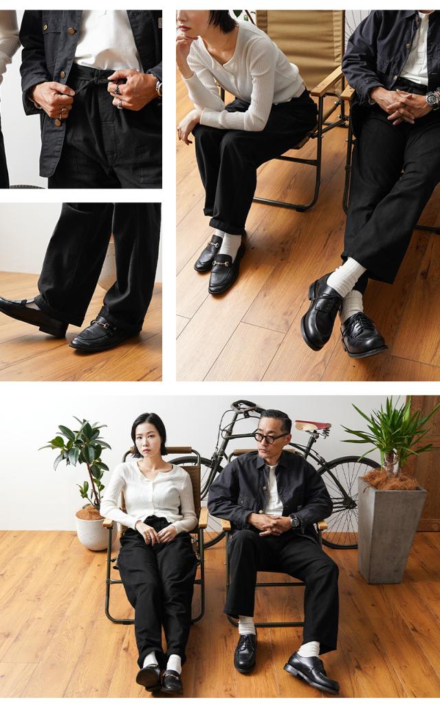 WAIPER.inc 実物 新品 デッドストック 米軍 ヴィンテージ HOSPITAL フランネル リメイクパンツ ポケット付き BLACK染め【I】【Cx】｜メンズ ロング 長ズボン ミリタリー 大きいサイズ イージー 黒 ゆったり ブランド おしゃれ_18