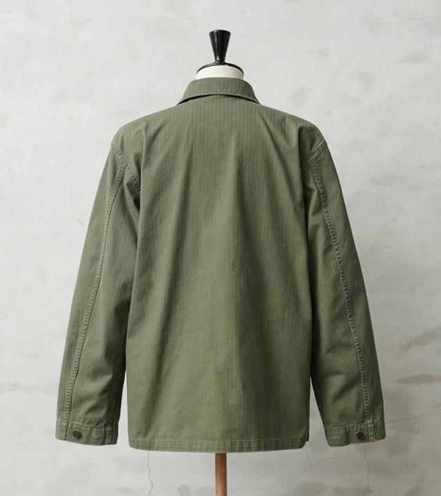 WAIPER.inc 米軍 1940’s U.S.ARMY M-43 HBT コンバットジャケット【WP1050】【T】【Cx】｜メンズ アウター ミリタリー 大きいサイズ 薄手 カーキ 綿 コットン 大人 カジュアル ブランド おしゃれ