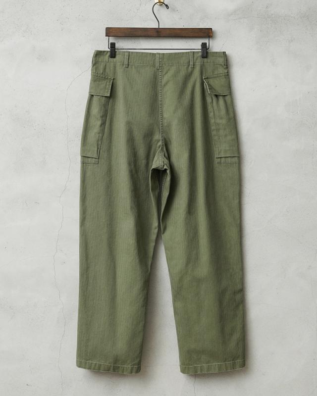 WAIPER.inc ワイパーインク 米軍 1940’s U.S.ARMY M-43 HBT サイドカーゴトラウザー【WP1051】【T】【Cx】｜メンズ パンツ ズボン ミリタリー 大きいサイズ ワイドパンツ ベイカーパンツ ブランド おしゃれ