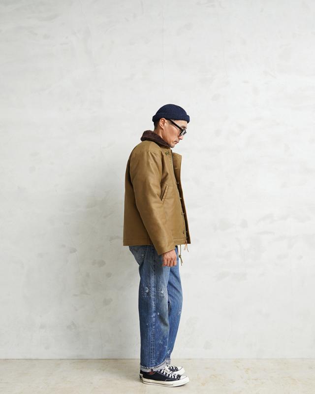 WAIPER.inc 忠実復刻 N-1 デッキジャケット 後期型 アルパカ n1 WAIPER.inc 忠実復刻 米軍 U.S.NAVY N-1 デッキジャケット 後期