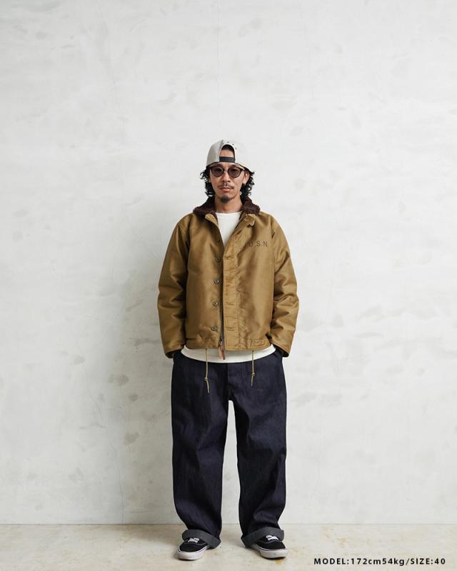WAIPER.inc 忠実復刻 米軍 U.S.NAVY N-1 デッキジャケット 後期
