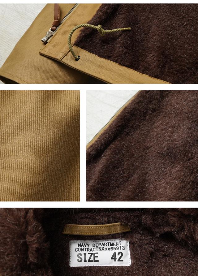 WAIPER.inc 忠実復刻 米軍 U.S.NAVY N-1 デッキジャケット 後期型 アルパカライニング MADE IN JAPAN【24WP43】【T】【Cx】｜ミリタリージャケット メンズ アウター n1 ジャングルクロス おしゃれ 大きいサイズ 日本製