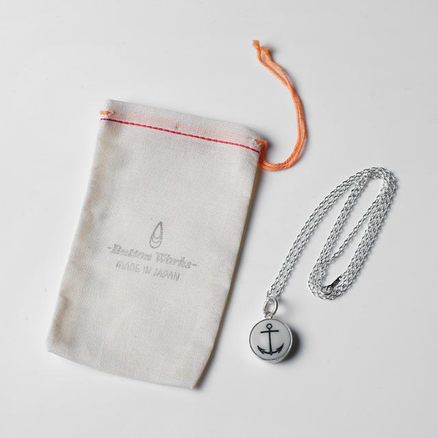 BUTTON WORKS ボタンワークス WAIPER別注 U.S.NAVY WW II ヴィンテージ チェンジボタン ネックレス MADE IN JAPAN【T】【Cx】