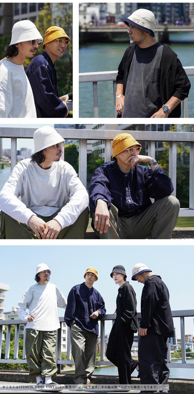 WAIPER.inc 米軍 U.S.NAVY セーラーハット STENCIL USNA VINTAGE