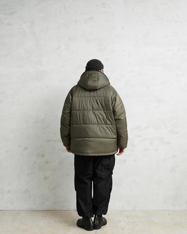 WAIPER.inc ワイパーインク THERMO AIR LOFT PRIMALOFT パーカー PERTEX UNLIMITED【WP1076】【Cx】【T】｜メンズ アウター ミリタリー 大きいサイズ 中綿 ナイロン 防寒 保温 撥水 アウトドア ブランド おしゃれの通販は