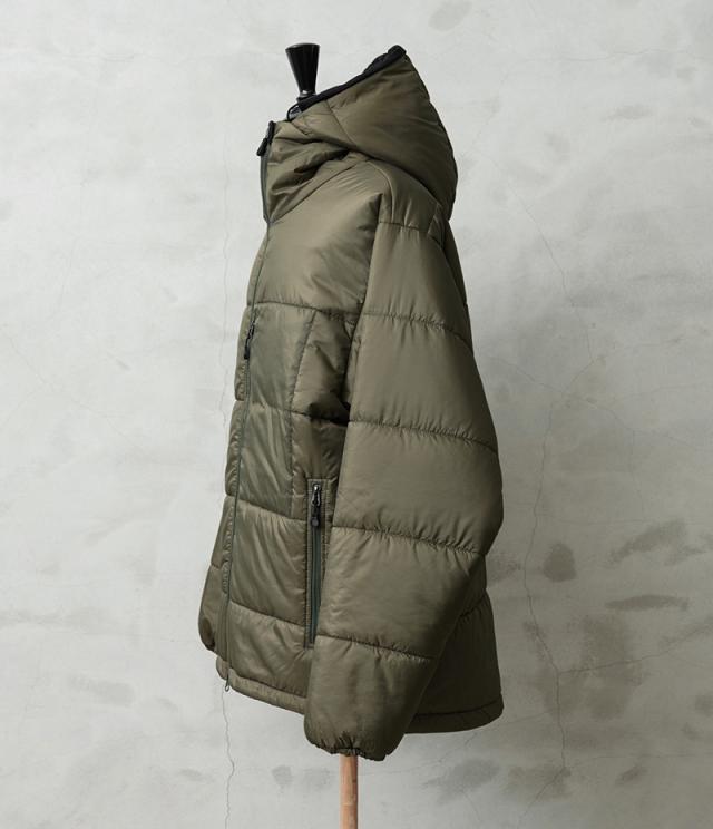 WAIPER.inc ワイパーインク THERMO AIR LOFT PRIMALOFT パーカー PERTEX UNLIMITED【WP1076】【Cx】【T】｜メンズ アウター ミリタリー 大きいサイズ 中綿 ナイロン 防寒 保温 撥水 アウトドア ブランド おしゃれの通販は