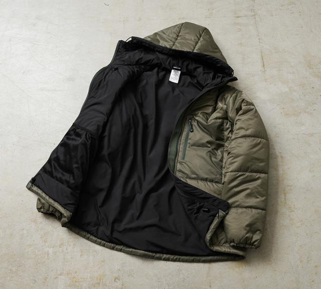 WAIPER.inc ワイパーインク THERMO AIR LOFT PRIMALOFT パーカー PERTEX UNLIMITED【WP1076】【Cx】【T】｜メンズ アウター ミリタリー 大きいサイズ 中綿 ナイロン 防寒 保温 撥水 アウトドア ブランド おしゃれの通販は