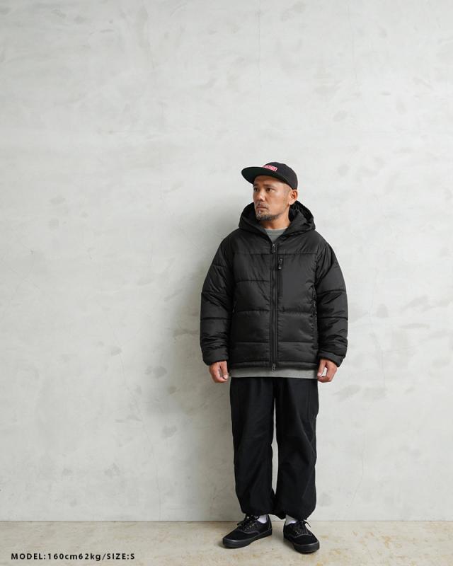 WAIPER.inc ワイパーインク THERMO AIR LOFT PRIMALOFT パーカー PERTEX UNLIMITED【WP1076】【Cx】【T】｜メンズ アウター ミリタリー 大きいサイズ 中綿 ナイロン 防寒 保温 撥水 アウトドア ブランド おしゃれの通販は