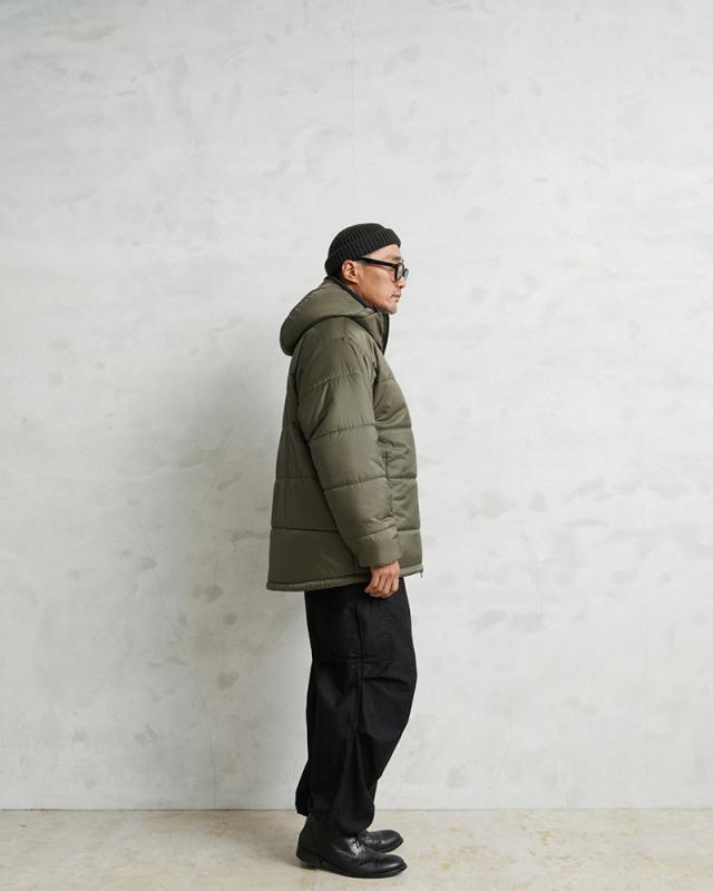 WAIPER.inc ワイパーインク THERMO AIR LOFT PRIMALOFT パーカー PERTEX UNLIMITED【WP1076】【Cx】【T】｜メンズ アウター ミリタリー 大きいサイズ 中綿 ナイロン 防寒 保温 撥水 アウトドア ブランド おしゃれの通販は