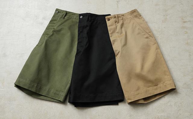 WAIPER.inc 米軍 M-45 チノトラウザーショーツ【WP1089】【Cx】【T