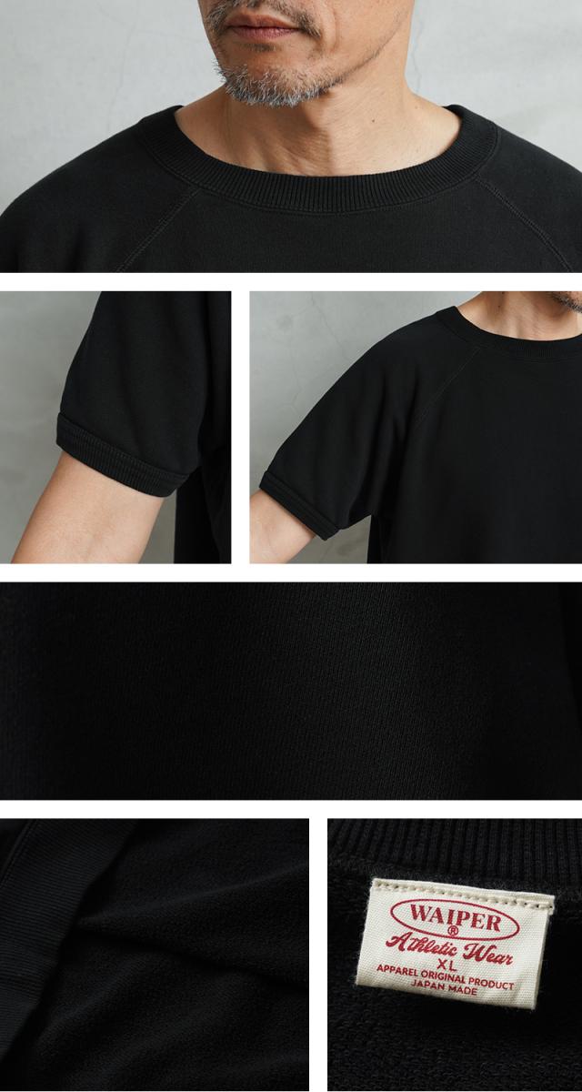 WAIPER.inc VINTAGE クルーネック S/S スウェットシャツ MADE IN JAPAN