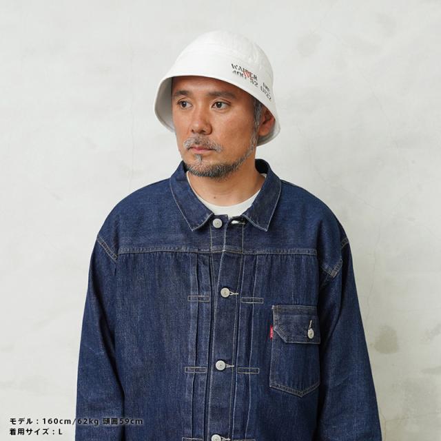 WAIPER.inc 米軍 U.S.NAVY セーラーハット STENCIL WHITE【WP1116】【T