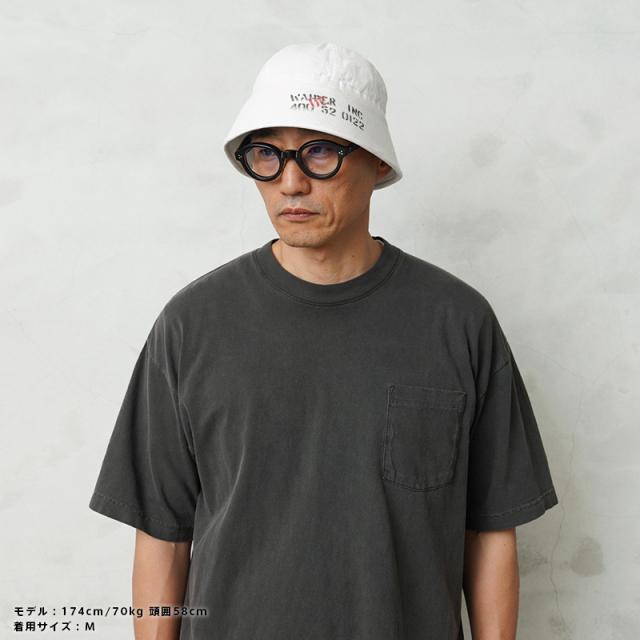 WAIPER.inc 米軍 U.S.NAVY セーラーハット STENCIL WHITE【WP1116】【T