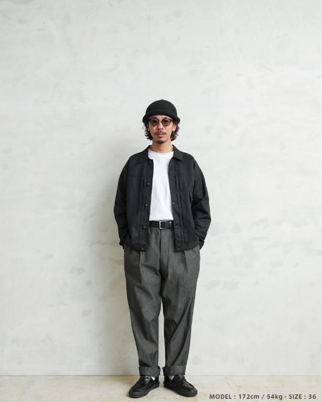 WAIPER.inc フランス軍 M52 シャンブレー ツータック トラウザー WAIPER.inc フランス軍 1950～60年代 M-52 シャンブレー