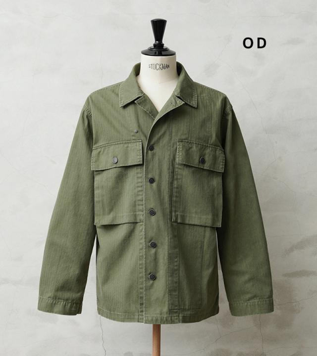 WAIPER.inc 米軍 1940’s U.S.ARMY M-43 HBT コンバットジャケット【WP1050】【T】【Cx】｜メンズ アウター ミリタリー 大きいサイズ 薄手 カーキ 綿 コットン 大人 カジュアル ブランド おしゃれ