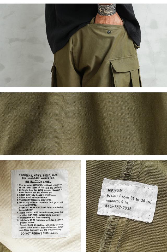 【新品未使用】WAIPER 米軍 M-65 フィールドカーゴパンツ 初期型 WAIPER.incワイパー再現品米軍M-65フィールドカーゴパンツ初期型