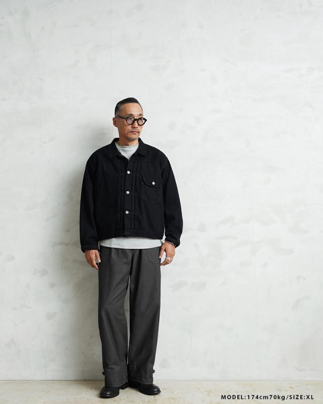 WAIPER.inc 米軍 U.S.NAVY A-2 1レイヤー デッキパンツ【WP126】【T】【Cx】｜メンズ ミリタリー 大きいサイズ 軍パン ズボン ベイカーパンツ ワイドパンツ カーキ ブランド おしゃれ