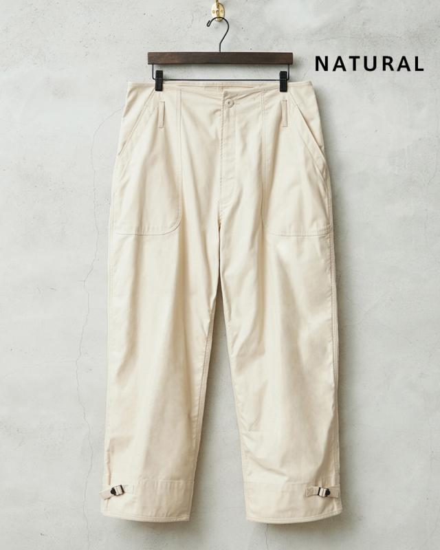 WAIPER.inc 米軍 U.S.NAVY A-2 1レイヤー デッキパンツ【WP126】【T】【Cx】｜メンズ ミリタリー 大きいサイズ 軍パン ズボン ベイカーパンツ ワイドパンツ カーキ ブランド おしゃれ