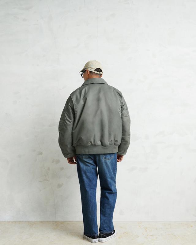 WAIPER.inc 米軍 CWU-45/P 飛翔上衣【WP25】【T】【Cx】｜メンズ アウター ミリタリー ma-1 途轍も無い大きさ 防寒 襟付き添い人 カーキ 緑であること 格好のいい ブランド名