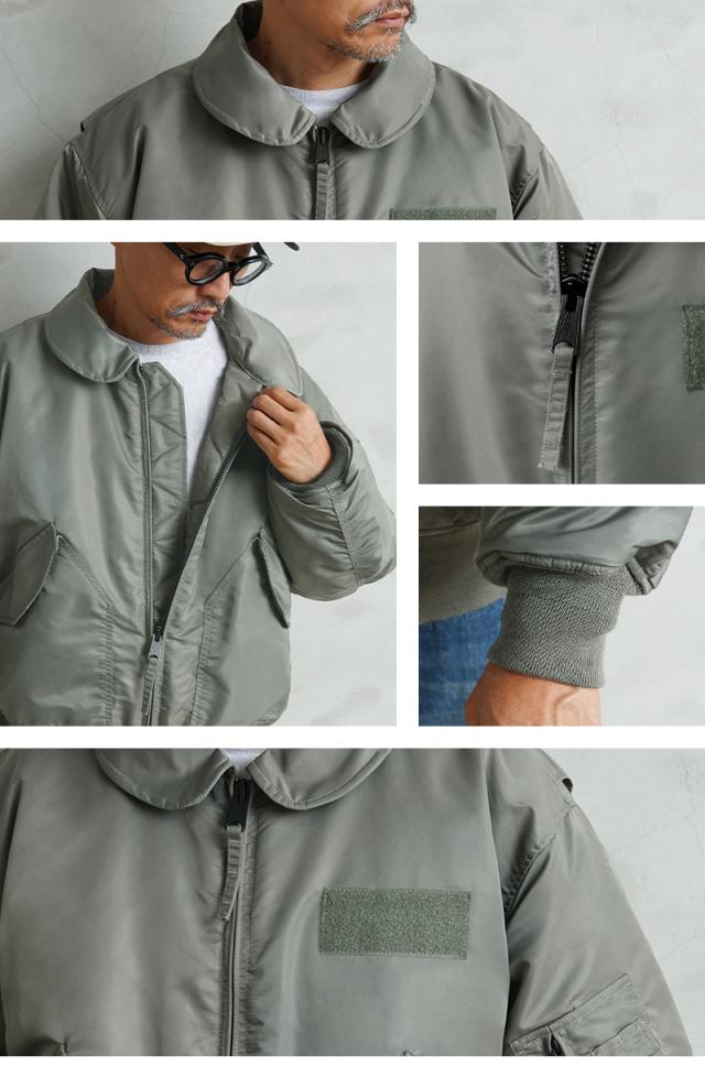 WAIPER.inc 米軍 CWU-45/P 飛翔上衣【WP25】【T】【Cx】｜メンズ アウター ミリタリー ma-1 途轍も無い大きさ 防寒 襟付き添い人 カーキ 緑であること 格好のいい ブランド名
