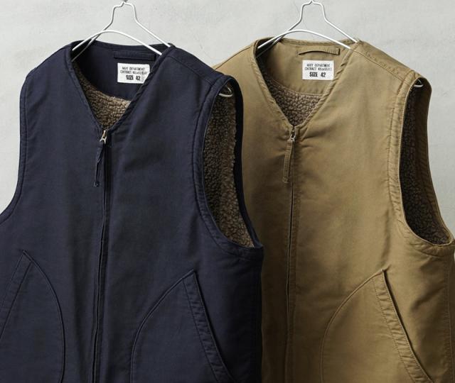 WAIPER.inc 米海軍 U.S.NAVY N-1 デッキベスト【WP29】【Cx】【T】