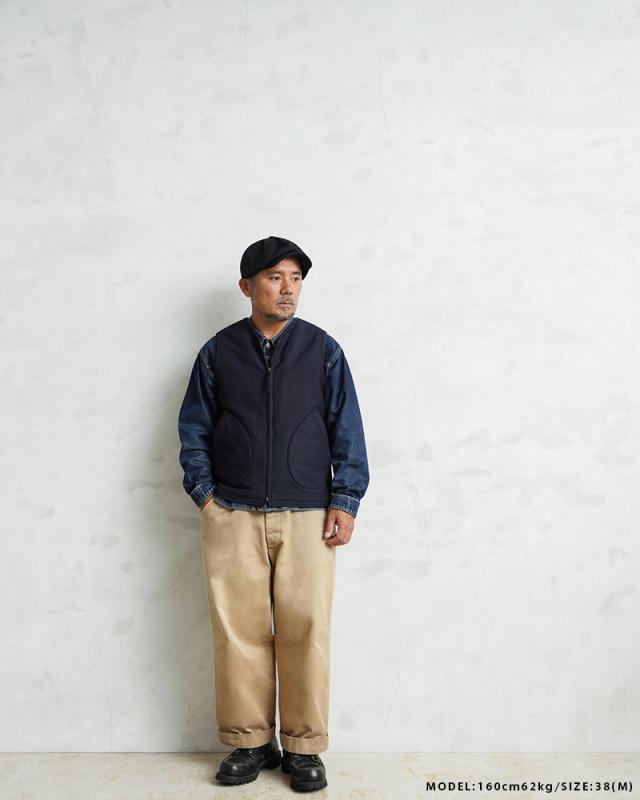 ミリタリーUSフライトデッキベスト（超ビンテージ放出品） ミリタリーUSフライトデッキベスト（超ビンテージ放出品） 【公式通販】